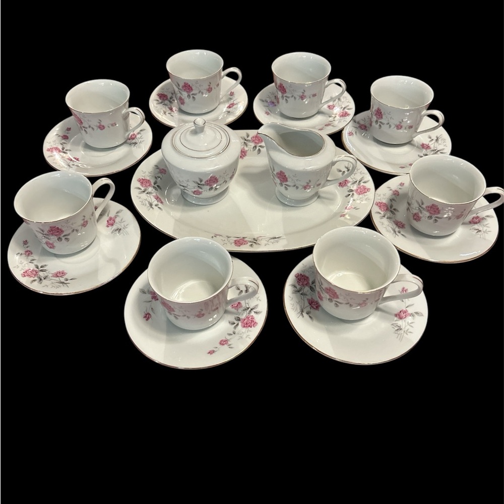 Vintage Floral Tea Set